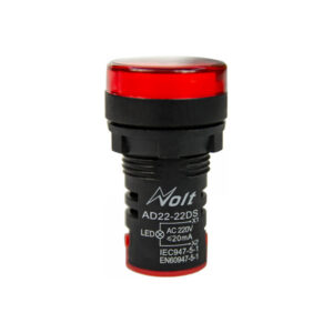 AD22-22DS dia 22mm LED pilot lamp red