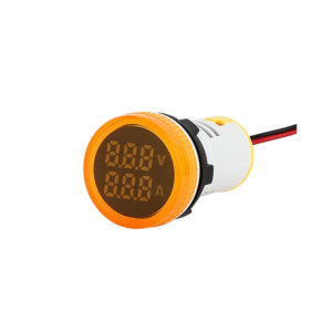 Yellow Mini LED Voltmeter Ammeter