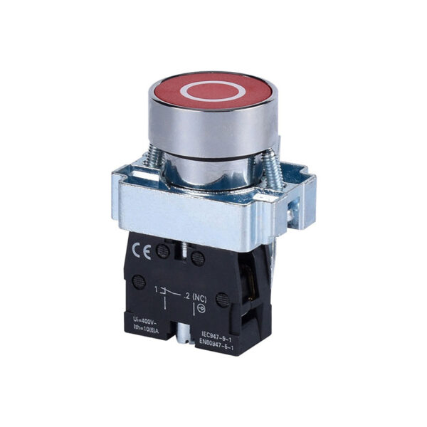 red spring return flush Pushbutton with marking XB2-BA4322