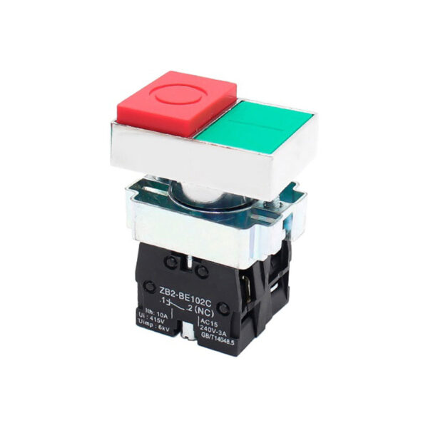 unilluminated double head pushbutton switch XB2-BL8425